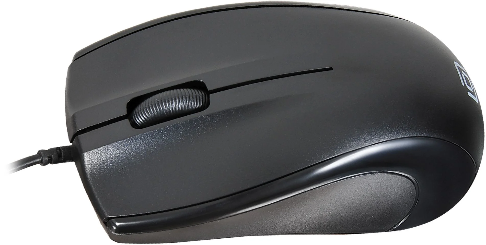 Мышь проводная Oklick 185M черный, 1200 dpi, USB, кнопки - 3