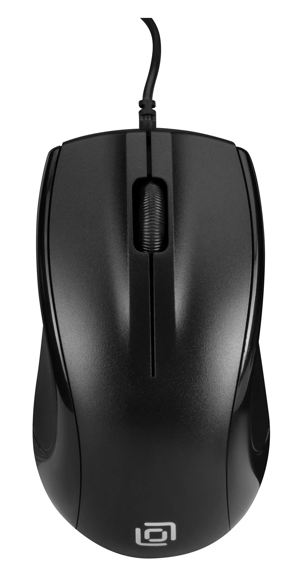 Мышь проводная Oklick 185V2 черный, 1200 dpi, USB, кнопки - 3