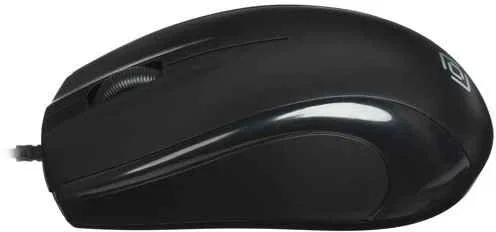 Мышь проводная Oklick 185V2 черный, 1200 dpi, USB, кнопки - 3