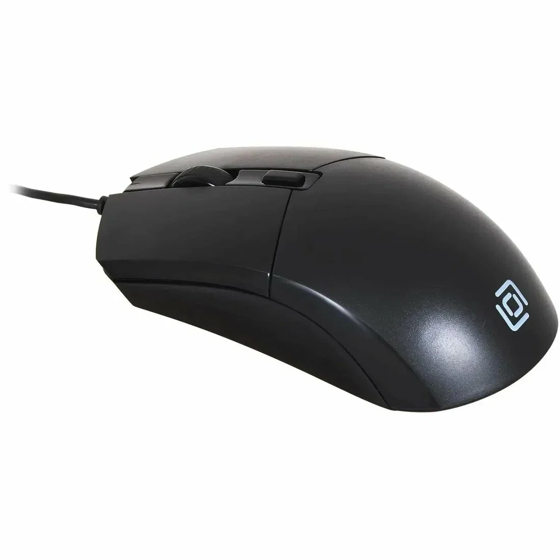 Мышь проводная Oklick 207M черный, 2400 dpi, USB, кнопки - 4