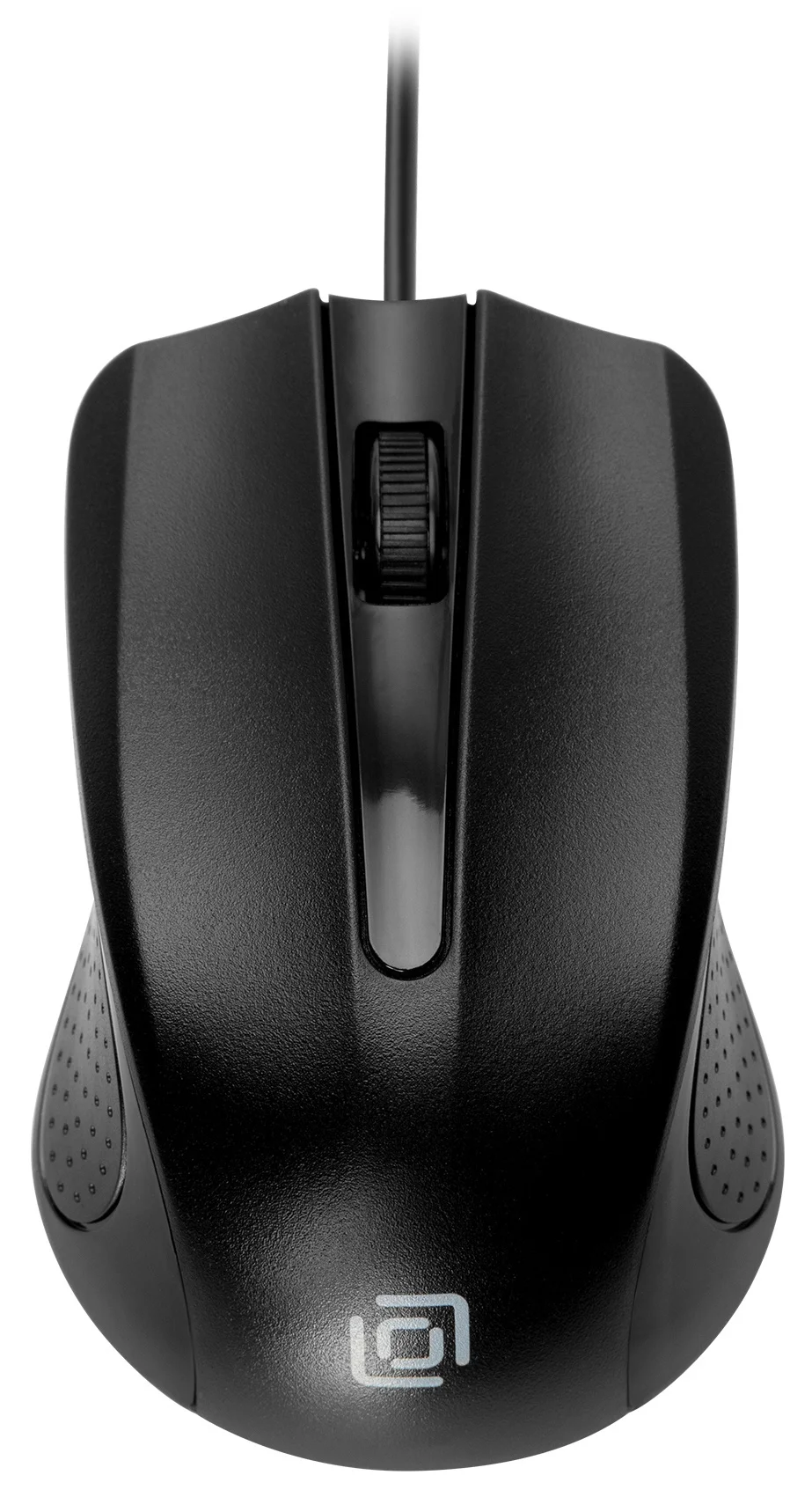 Мышь проводная Oklick 225M черный, 1200 dpi, USB, кнопки - 3