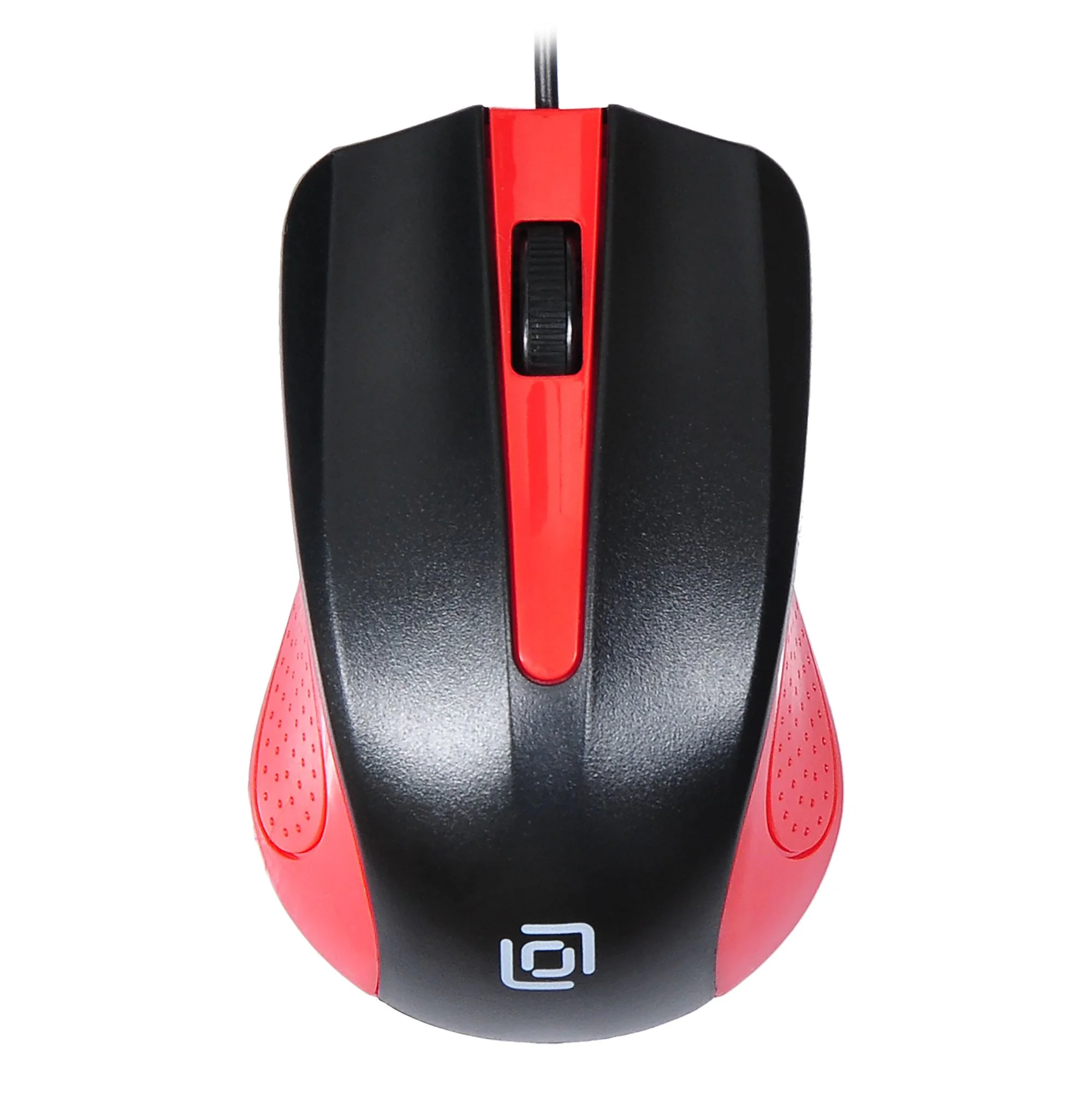 Мышь проводная Oklick 225M черный/красный, 1200 dpi, USB, кнопки - 3