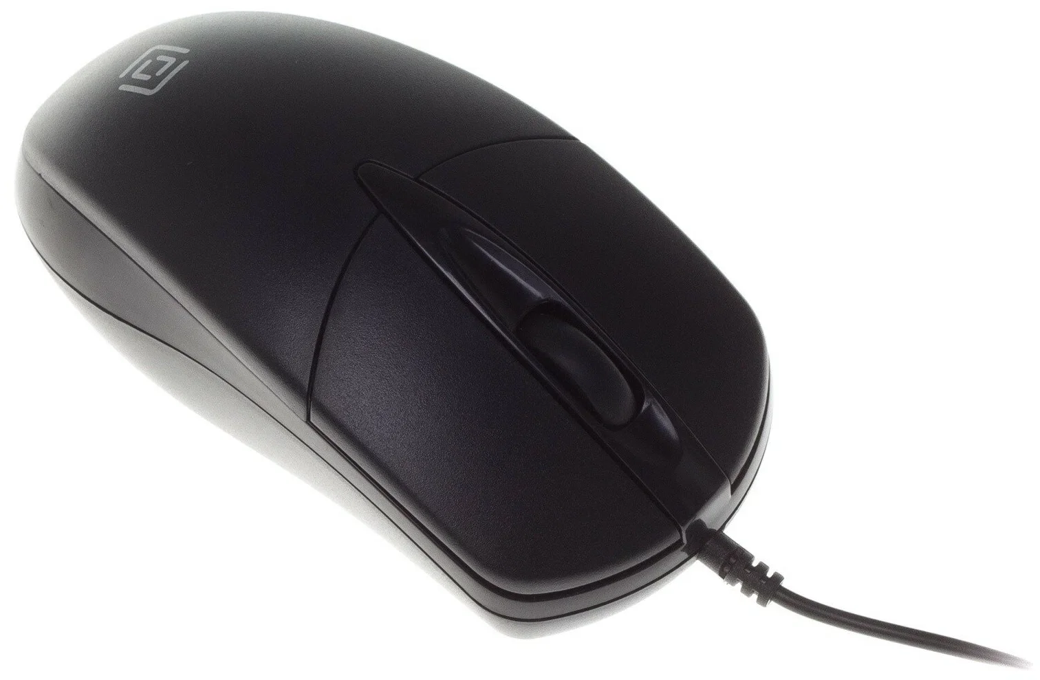 Мышь проводная Oklick 275M черный, 1000 dpi, USB, кнопки - 3