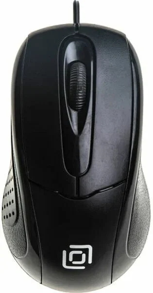 Мышь проводная Oklick 305M черный, 1000 dpi, USB, кнопки - 3