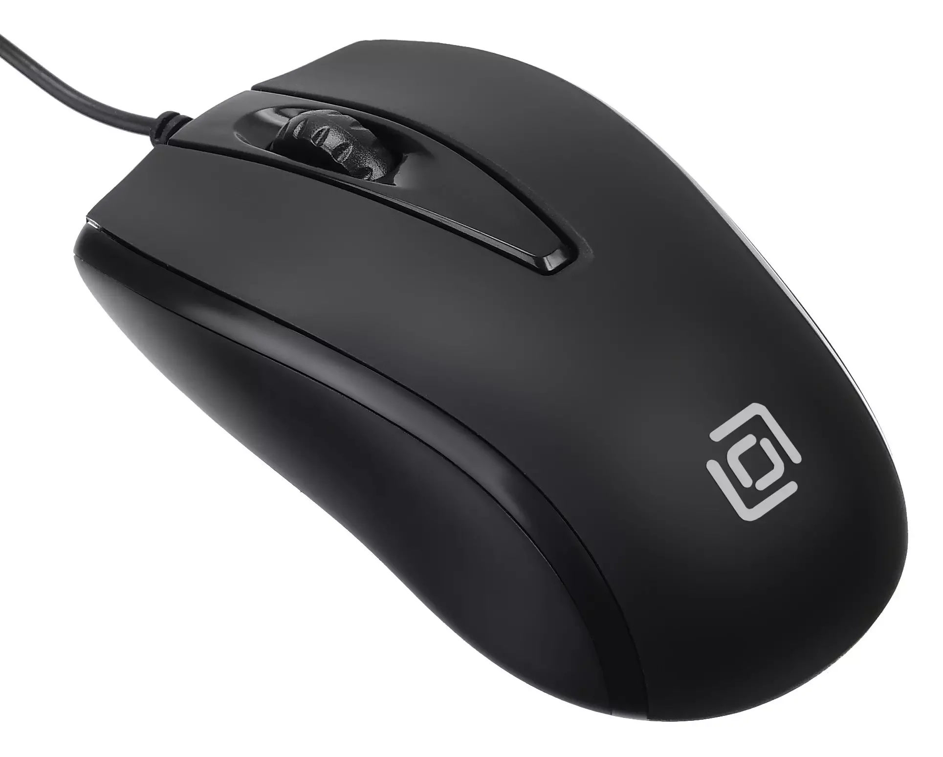 Мышь проводная Oklick 325M черный, 1000 dpi, USB, кнопки - 3