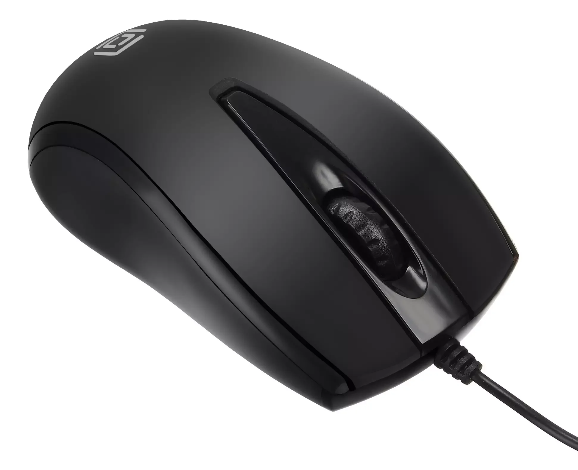 Мышь проводная Oklick 325M черный, 1000 dpi, USB, кнопки - 3
