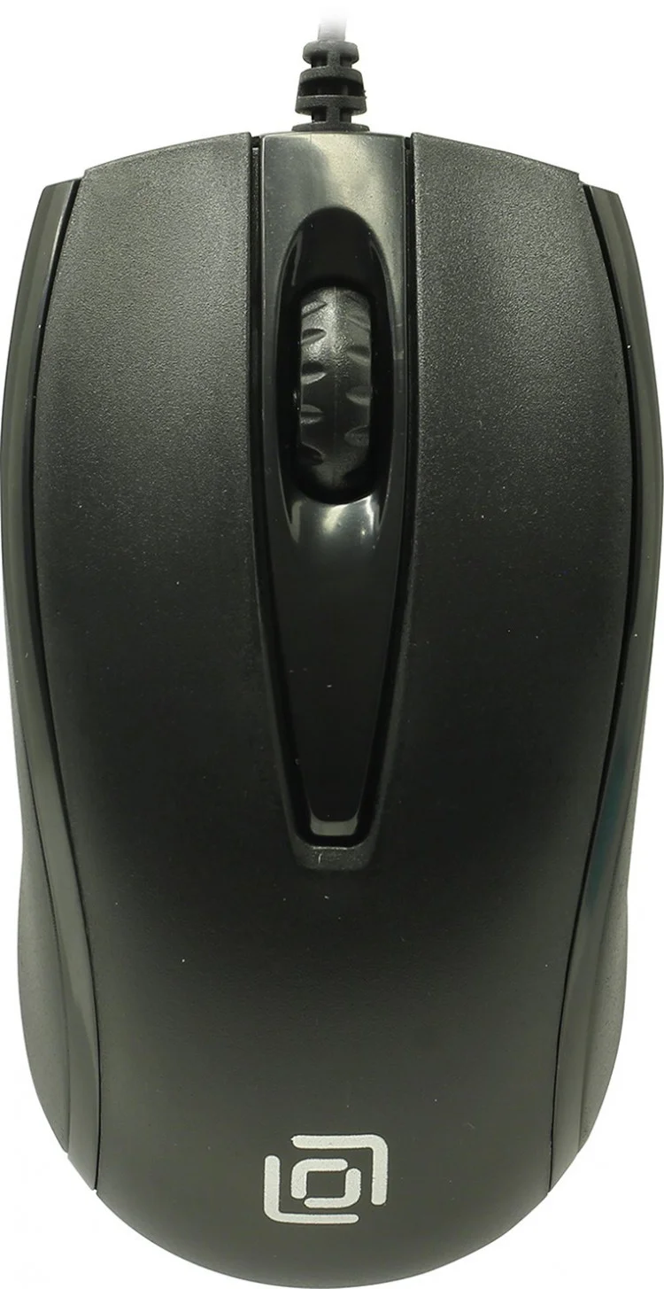 Мышь проводная Oklick 325M черный, 1000 dpi, USB, кнопки - 3