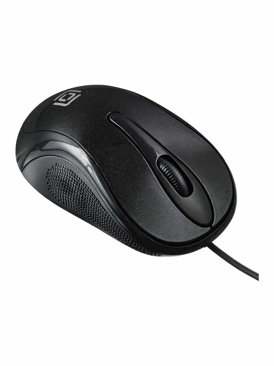 Мышь проводная Oklick 385M черный, 1000 dpi, USB, кнопки - 3