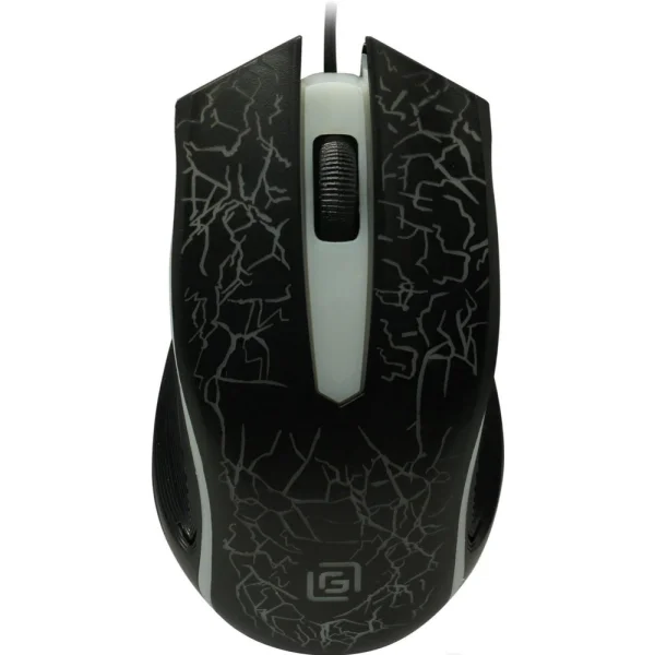 Мышь проводная Oklick 395M SHADOW черный, 1500 dpi, USB, кнопки - 3
