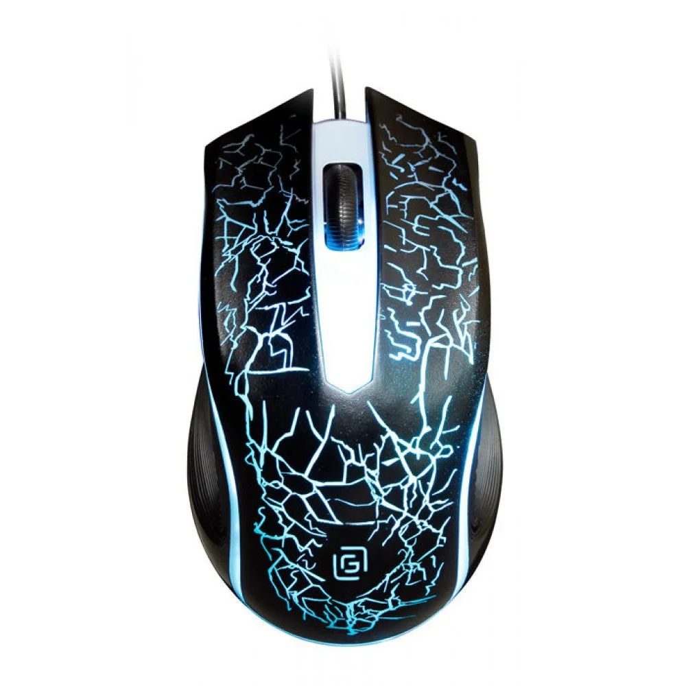 Мышь проводная Oklick 395M SHADOW черный, 1500 dpi, USB, кнопки - 3