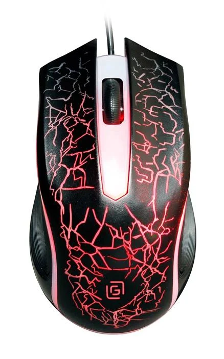 Мышь проводная Oklick 395M SHADOW черный, 1500 dpi, USB, кнопки - 3