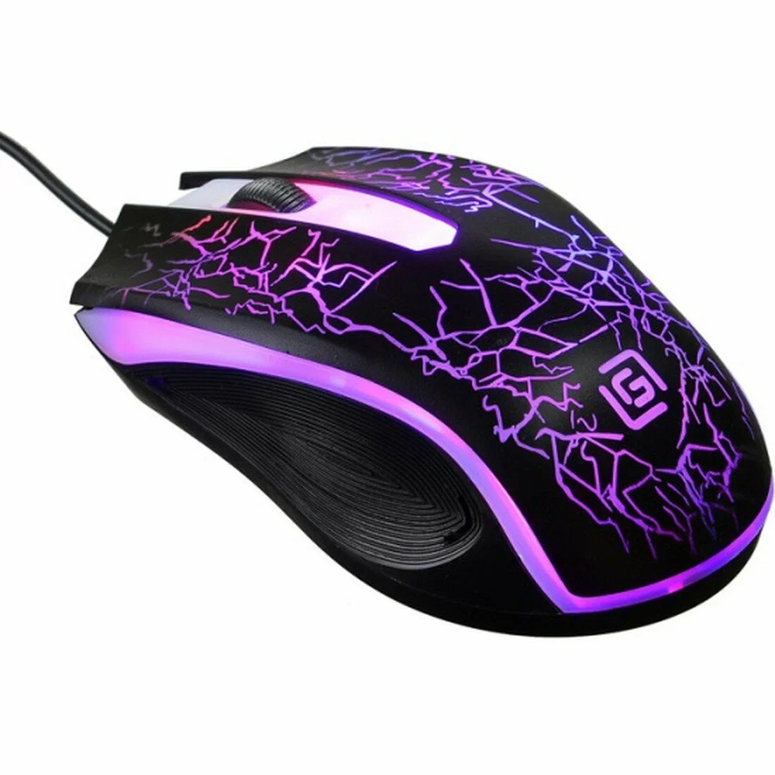 Мышь проводная Oklick 395M SHADOW черный, 1500 dpi, USB, кнопки - 3