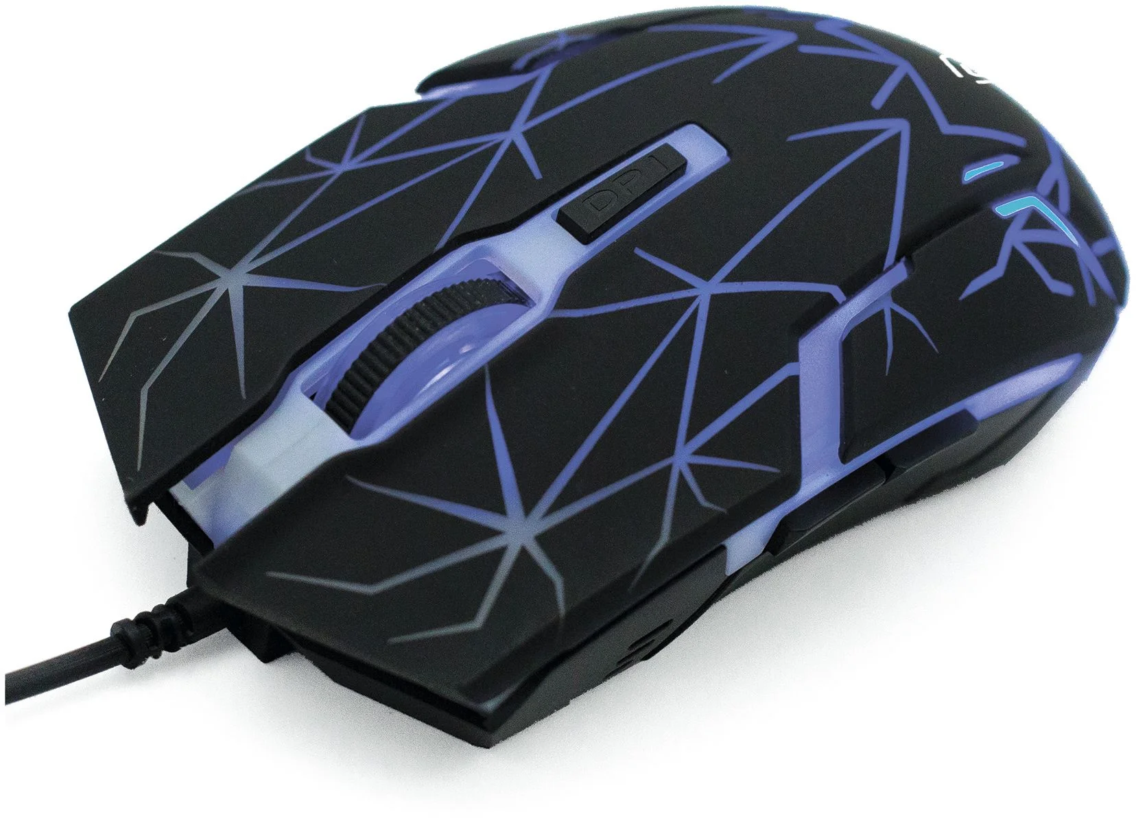 Мышь проводная Oklick 701G черный, 3600 dpi, USB, кнопки - 6