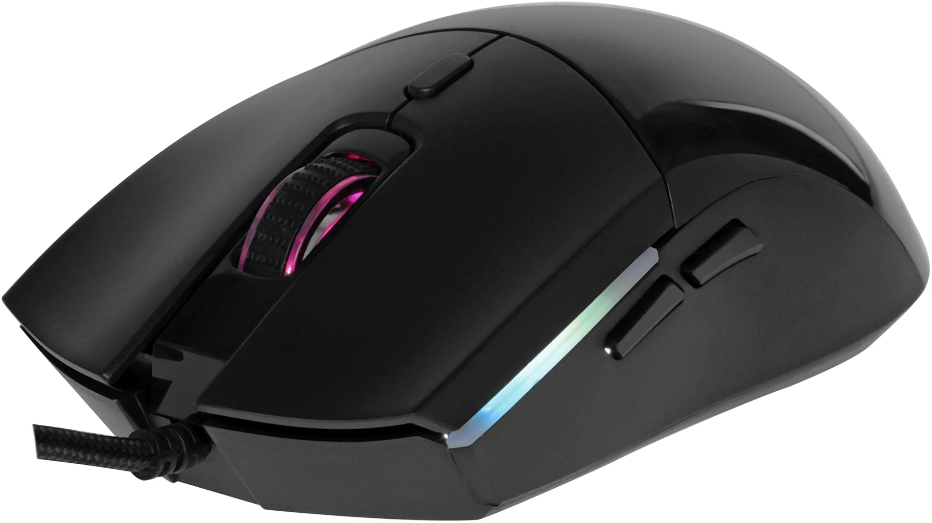 Мышь проводная Oklick 714GM черный, 3200 dpi, USB, кнопки - 7
