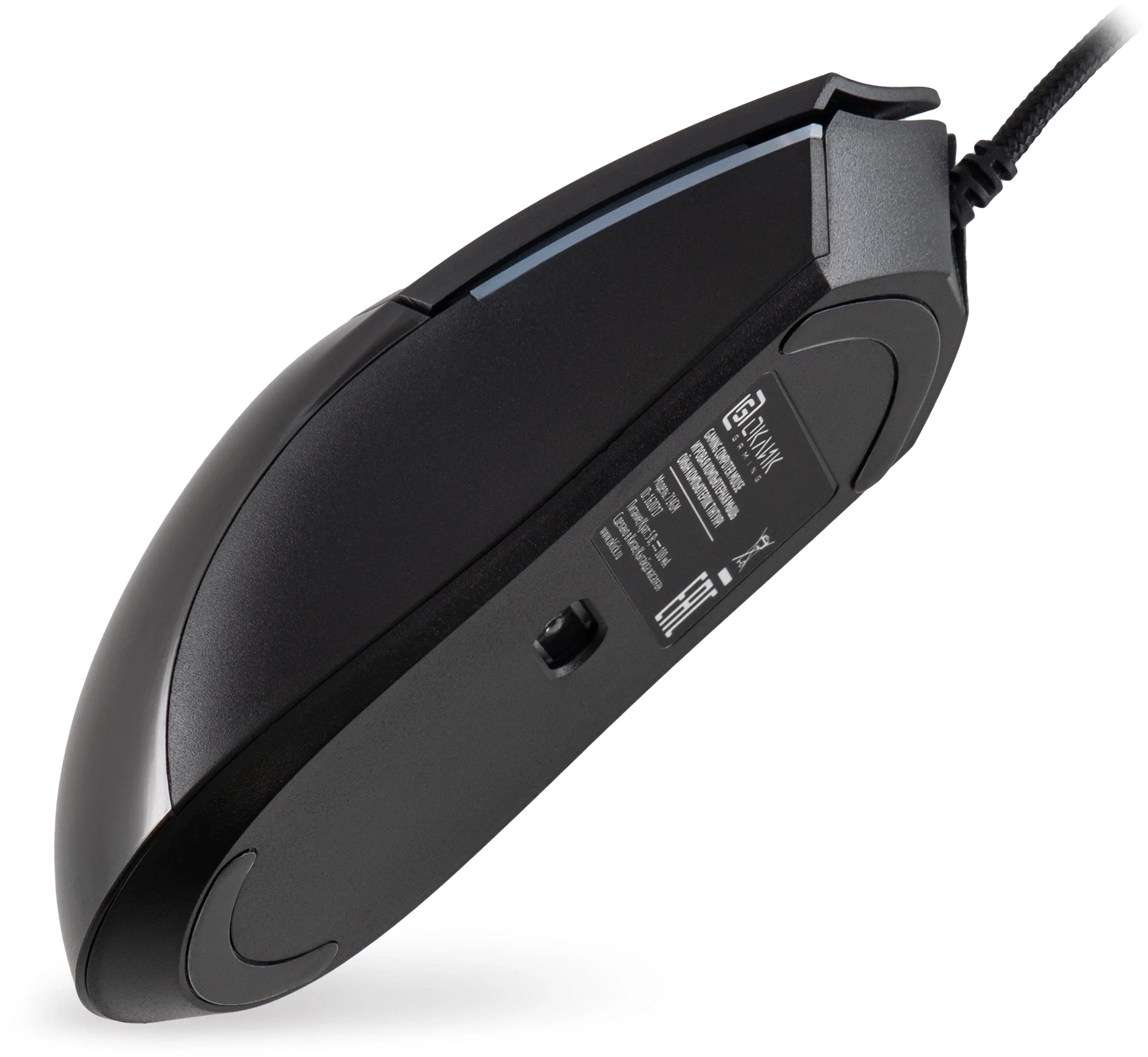 Мышь проводная Oklick 714GM черный, 3200 dpi, USB, кнопки - 7