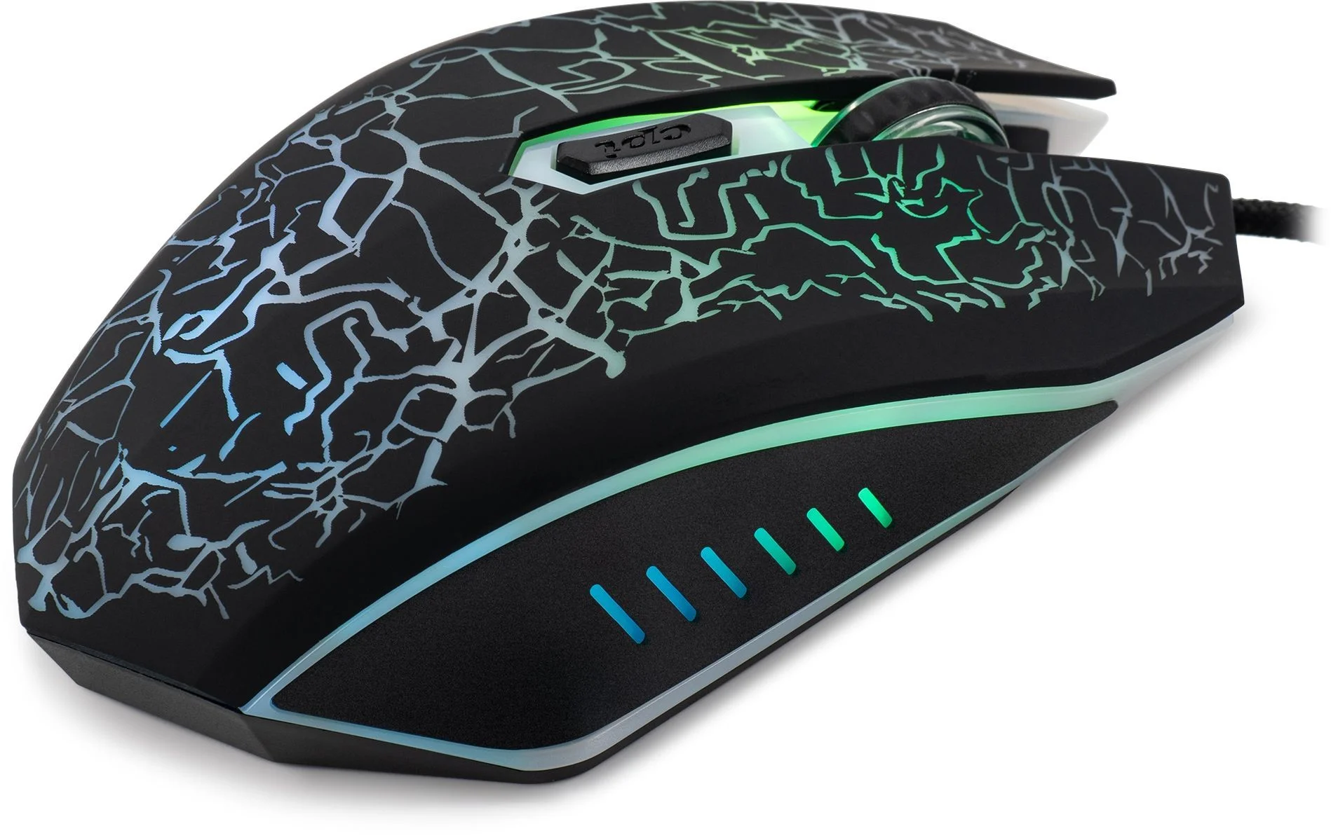 Мышь проводная Oklick 896G черный, 12800 dpi, USB, кнопки - 5
