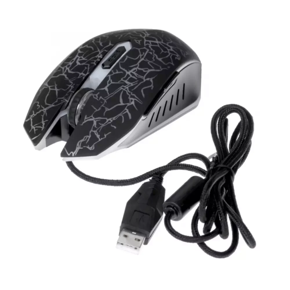 Мышь проводная Oklick 905G INVASION черный, 3200 dpi, USB, кнопки - 6