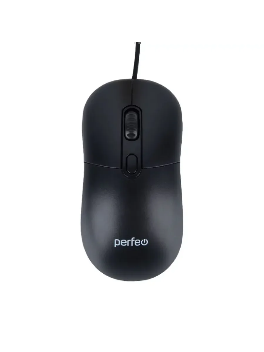 Мышь проводная PERFEO (PF_B3408) MEDIA, 4 кн, USB, GAME DESIGN, 4 цв. LED подсветка, 800-2400 DPI