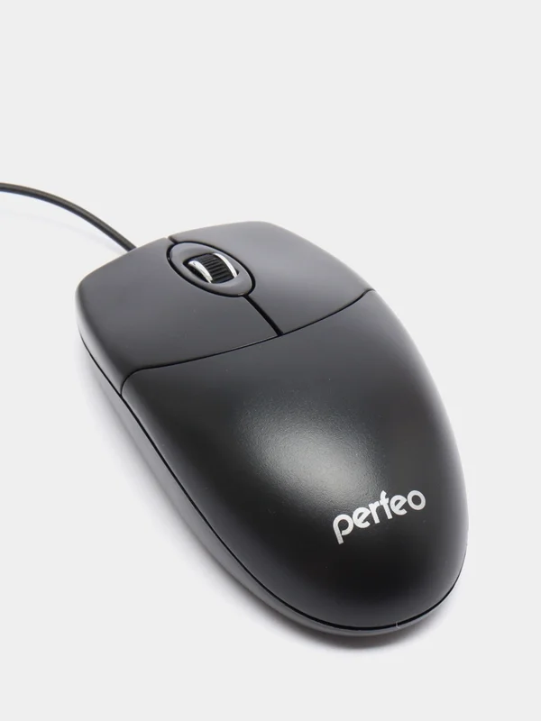 Мышь проводная Perfeo DEBUT черный, 1000 dpi, USB, кнопки - 3