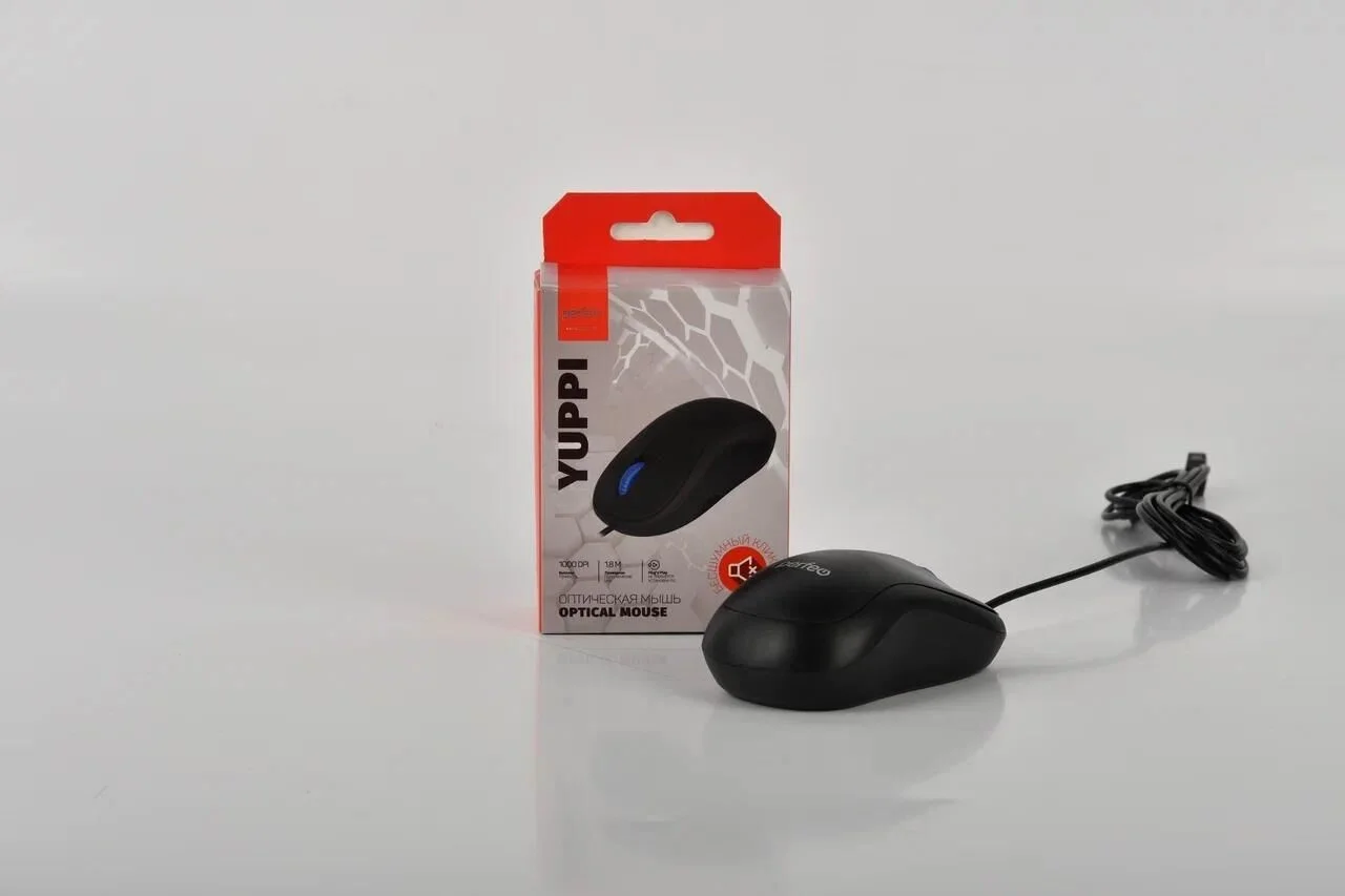Мышь проводная PERFEO PF_B3413 "YUPPI" черный