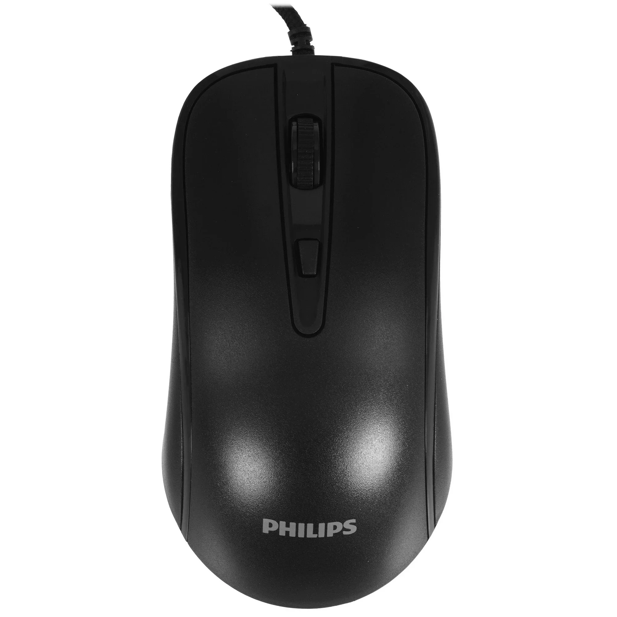 Мышь проводная Philips SPK7214 черный, 1600 dpi, USB, кнопки - 4