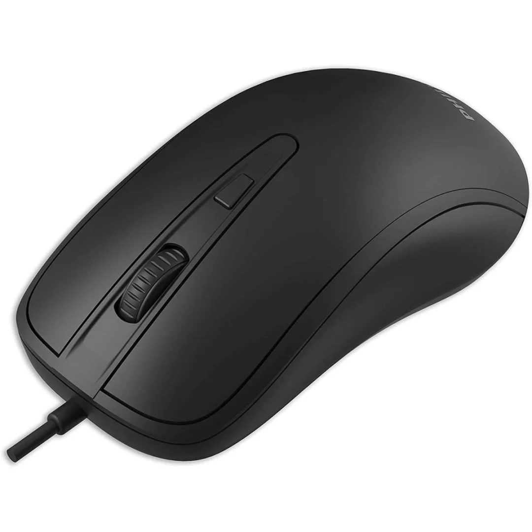 Мышь проводная Philips SPK7214 черный, 1600 dpi, USB, кнопки - 4