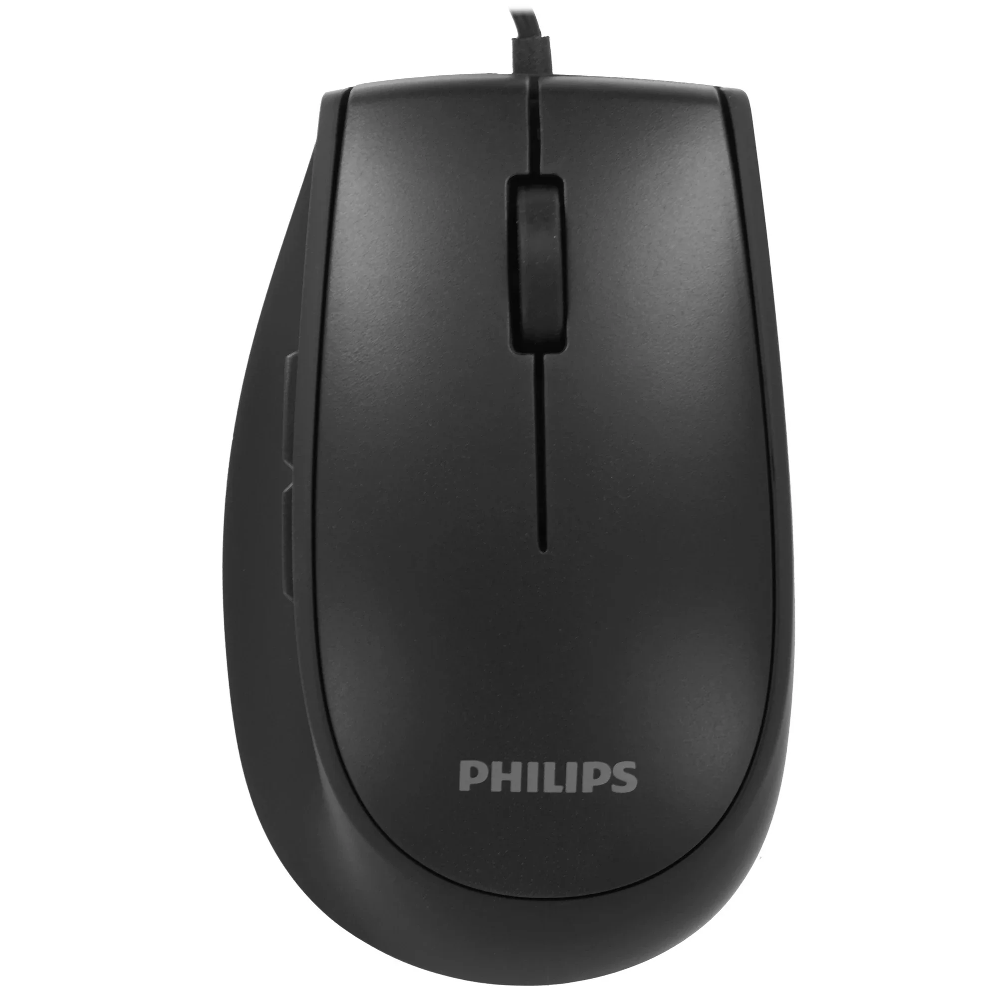 Мышь проводная Philips SPK7327 черный, 1600 dpi, USB, кнопки - 5