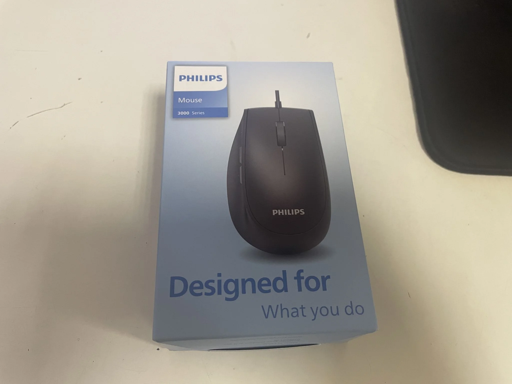 Мышь проводная Philips SPK7327 черный, 1600 dpi, USB, кнопки - 5