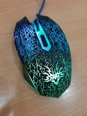 Мышь проводная Qumo BlackOut M03 черный, 3200 dpi, USB, кнопки - 6
