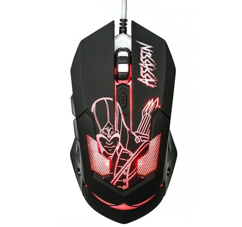 Мышь проводная Qumo Dragon War Assassin M33 черный, 3200 dpi, USB, кнопки - 6