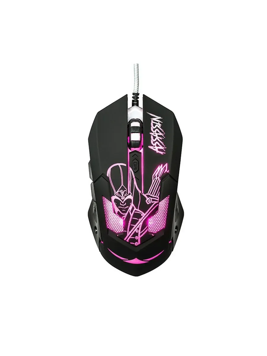 Мышь проводная Qumo Dragon War Assassin M33 черный, 3200 dpi, USB, кнопки - 6