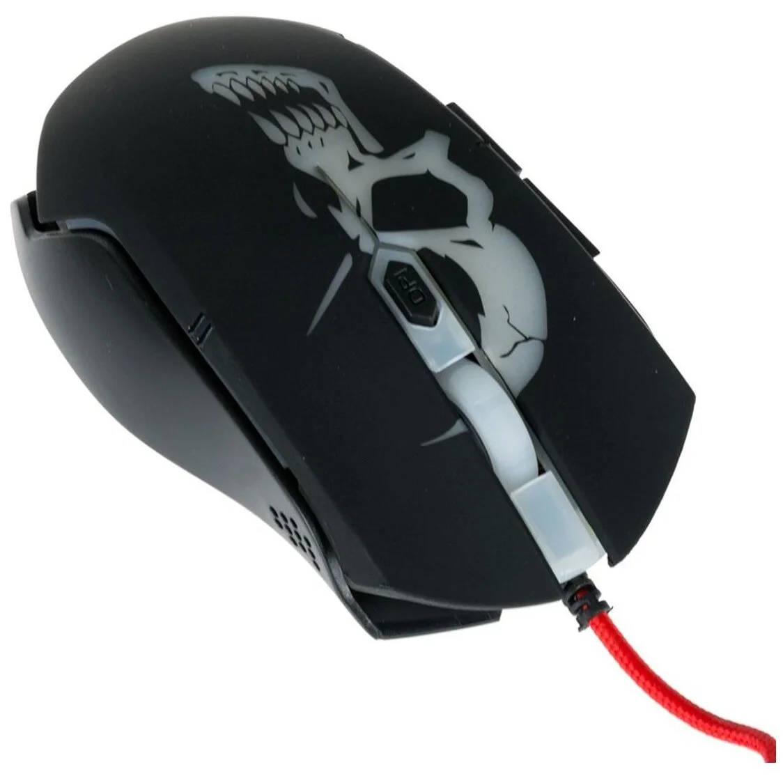 Мышь проводная Qumo Dragon War Axe M07 черный, 2400 dpi, USB, кнопки - 6
