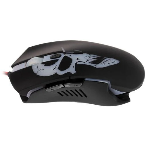 Мышь проводная Qumo Dragon War Axe M07 черный, 2400 dpi, USB, кнопки - 6
