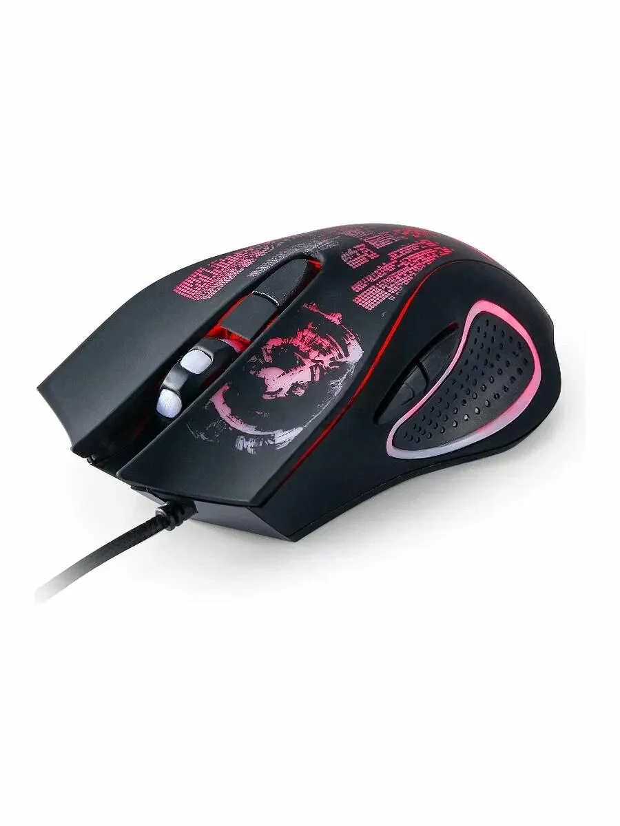 Мышь проводная Qumo Gremlin M37 черный, 3200 dpi, USB, кнопки - 6