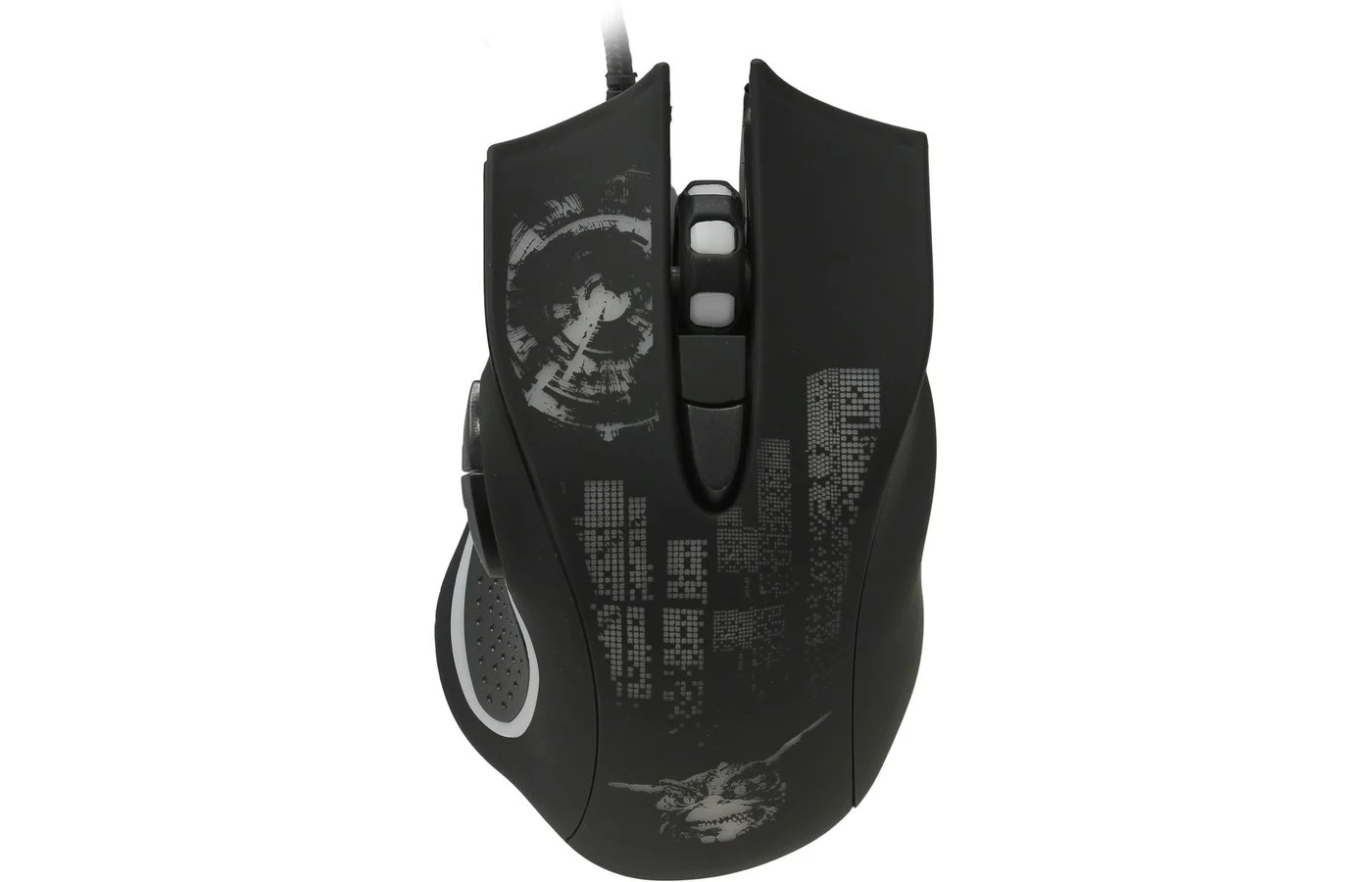 Мышь проводная Qumo Gremlin M37 черный, 3200 dpi, USB, кнопки - 6