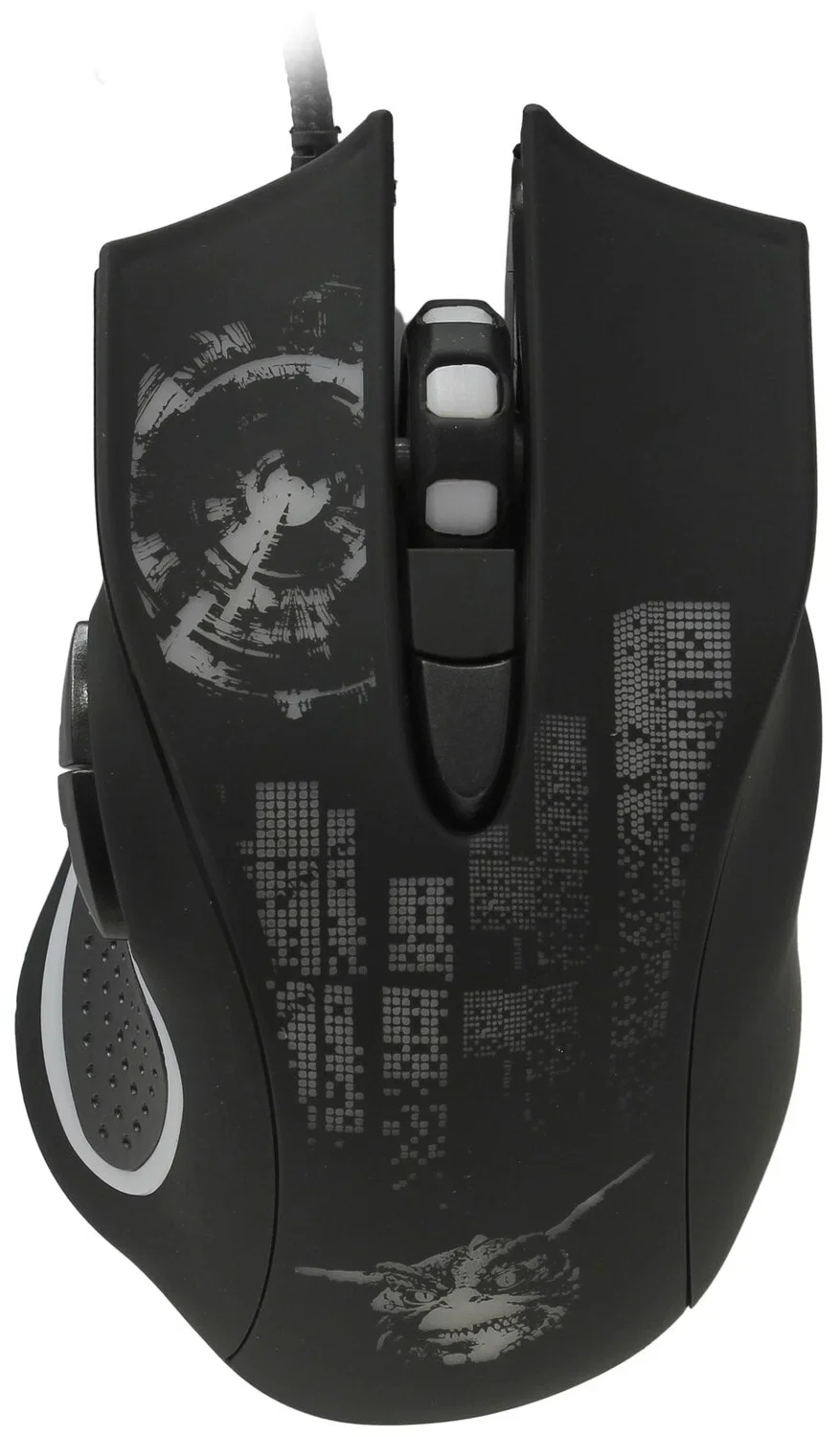 Мышь проводная Qumo Gremlin M37 черный, 3200 dpi, USB, кнопки - 6