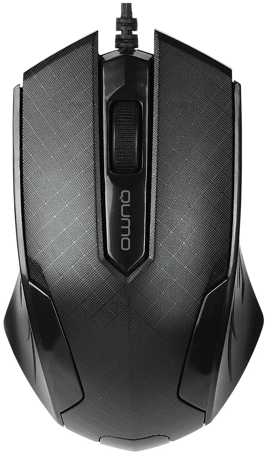 Мышь проводная Qumo Office M14 черный, 1000 dpi, USB, кнопки - 3
