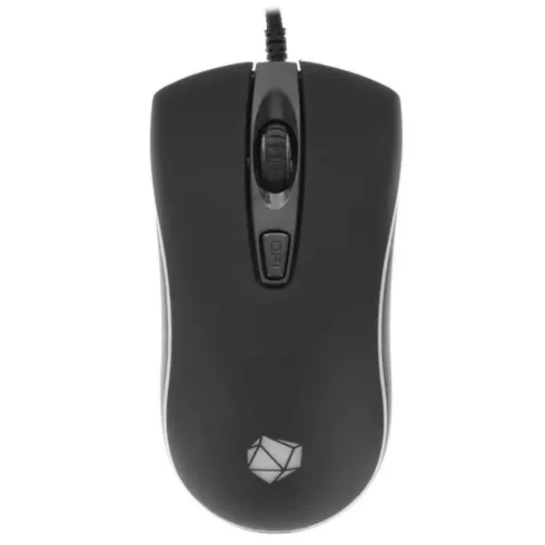 Мышь проводная Qumo Onyx RGb M73 черный, 2400 dpi, USB, кнопки - 4