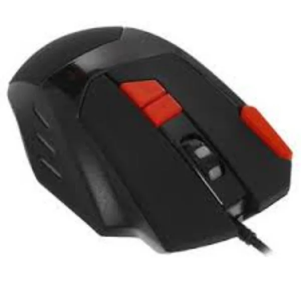 Мышь проводная Qumo Predator M80 черный, 3200 dpi, USB, кнопки - 8