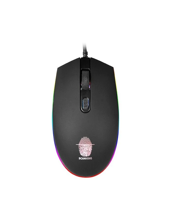 Мышь проводная Qumo Pretender M53 черный, 3200 dpi, USB, кнопки - 4