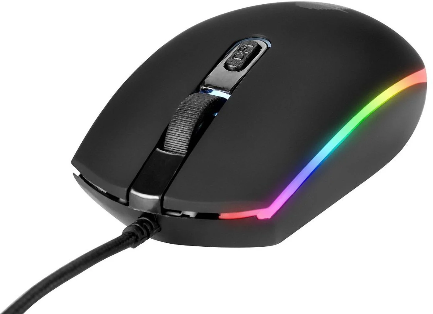 Мышь проводная Qumo Pretender M53 черный, 3200 dpi, USB, кнопки - 4