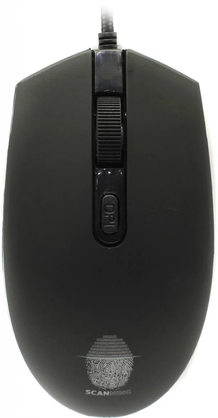 Мышь проводная Qumo Pretender M53 черный, 3200 dpi, USB, кнопки - 4