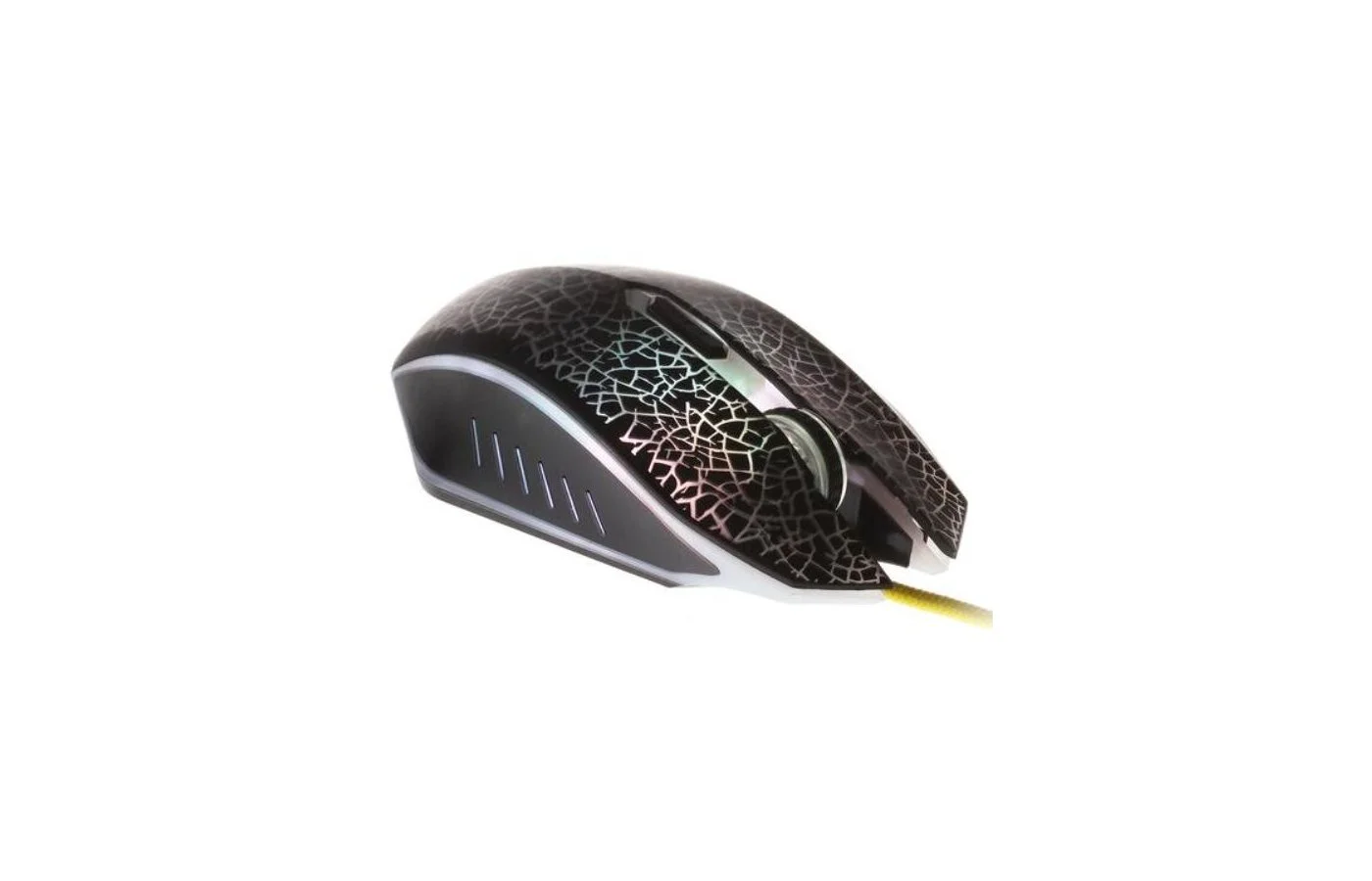 Мышь проводная Qumo Solaris M10 + коврик, проводная, оптическая, 800/1200/1600/2200 dpi