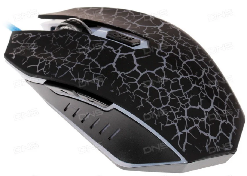Мышь проводная Qumo Terra M02 черный, 3200 dpi, USB, кнопки - 6