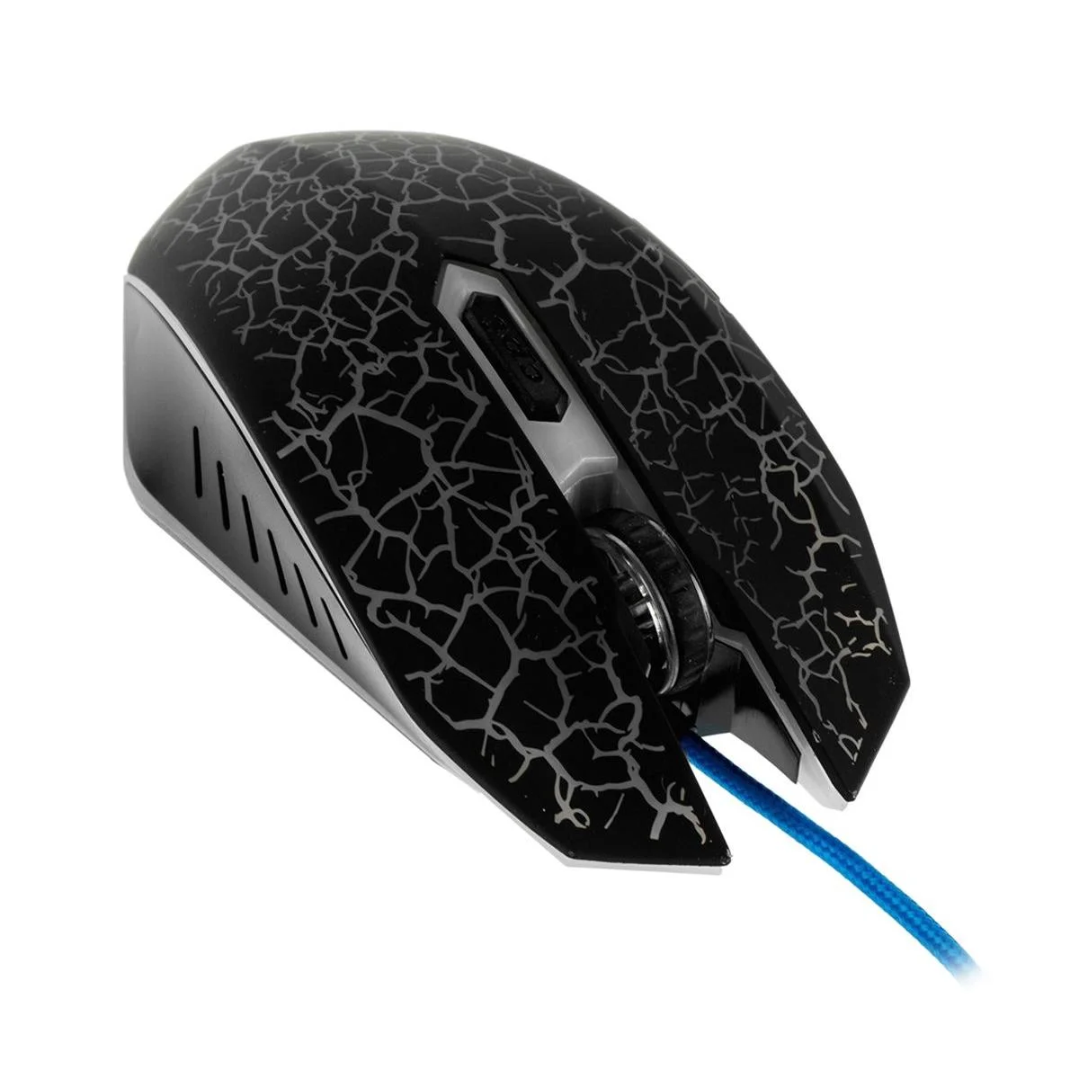 Мышь проводная Qumo Terra M02 черный, 3200 dpi, USB, кнопки - 6