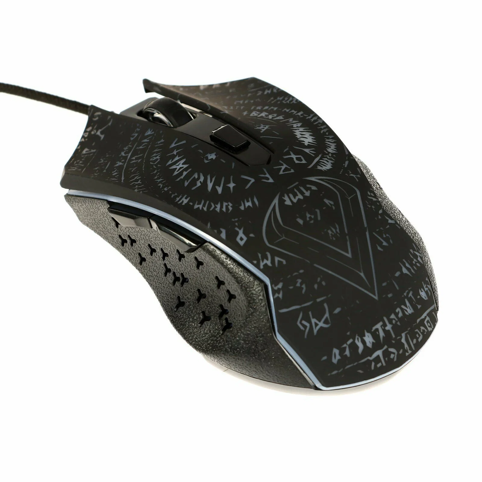 Мышь проводная Qumo Valhalla M35 черный, 3200 dpi, USB, кнопки - 6