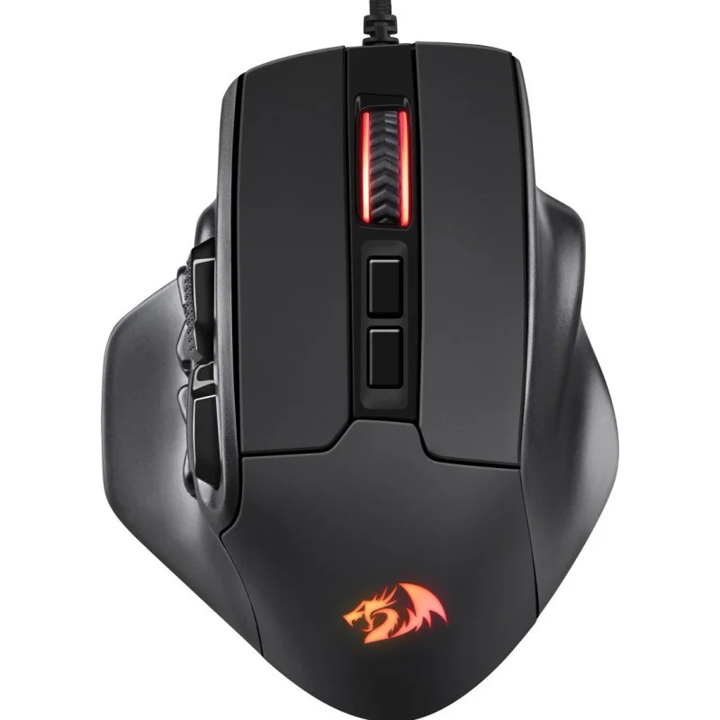 Мышь проводная REDRAGON Aatrox черный, 12400 dpi, USB, кнопки - 15