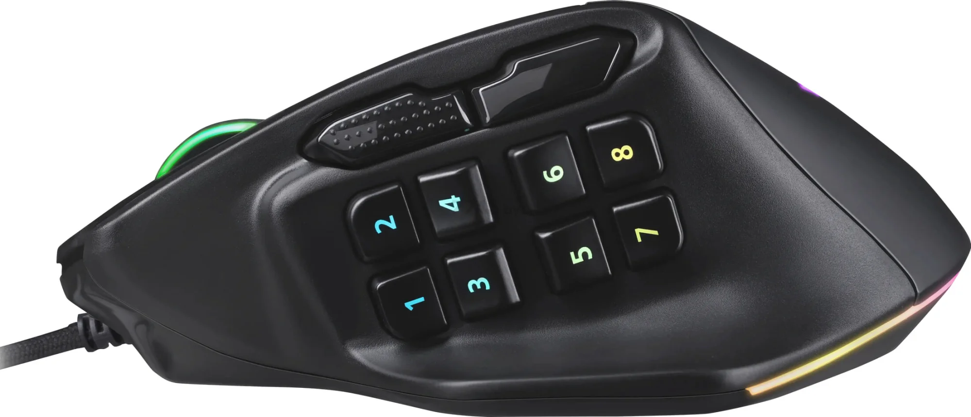 Мышь проводная REDRAGON Aatrox черный, 12400 dpi, USB, кнопки - 15
