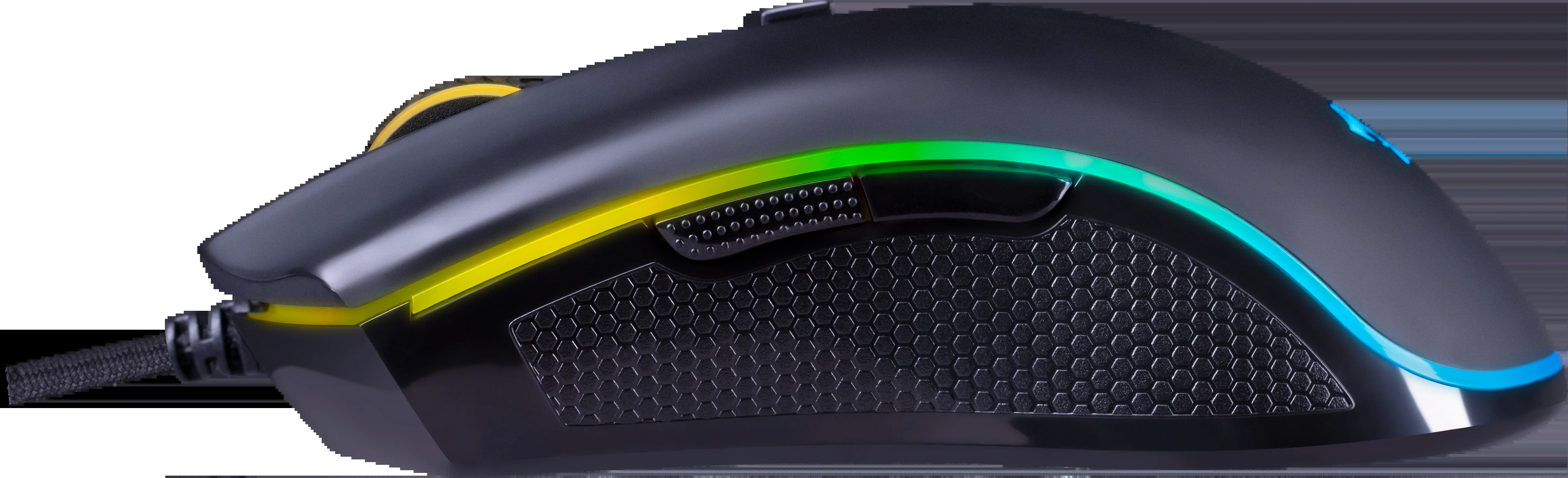 Мышь проводная Redragon Cypher, черный, 12800 dpi, USB, кнопки - 7