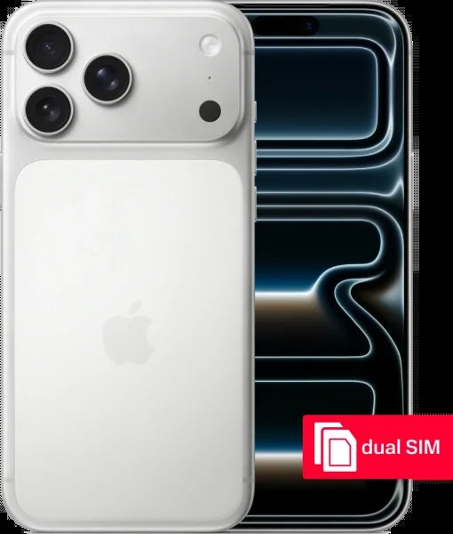 Смартфон Apple A3523 iPhone 17 Pro 512Gb серебристый моноблок 3G 4G 1Sim 6.3" 1206x2622 iOS 26 48Mpix 802.11 a/b/g/n/ac/ax/be NFC GPS Protect